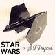 S. T. Dupont Limited Edition 1977 Star Wars Tie Fighter Pvd 14k Fountain Pen Set