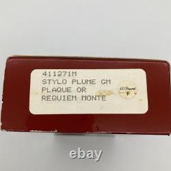 S. T. Dupont Limited Edition 1991 Montparnasse M 1 Mozart Requiem Gold Fountai