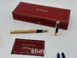 S. T Dupont Limited Edition 1993 Europa Fountain Pen Mint 100% Genuine Super Rare