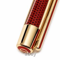 S. T. Dupont Limited Edition 405720 Iron Man Defi Red Gold Trim Ballpoint 0008 S. T. Dupont Limited Edition 405720 Iron Man Defi Red Gold Trim Ballpoint 0008