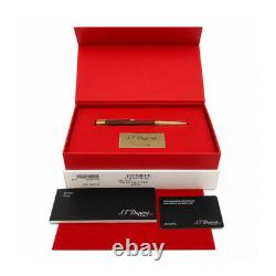 S. T. Dupont Limited Edition 405720 Iron Man Defi Red Gold Trim Ballpoint 0008