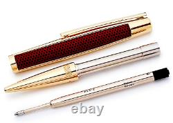 S. T. Dupont Limited Edition 405720 Iron Man Defi Red Gold Trim Ballpoint Pen