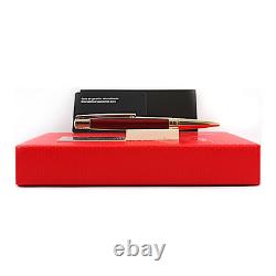 S. T. Dupont Limited Edition 405720 Iron Man Defi Red Gold Trim Ballpoint Pen