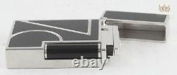 S. T Dupont Limited Edition 70th Anniversary Black Lacquer Ligne 2 Lighter Great