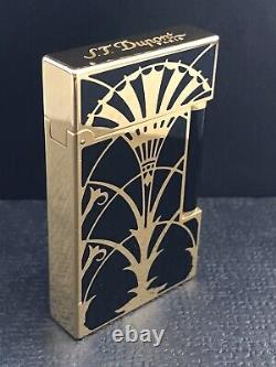 S. T. Dupont Limited Edition American Art Deco L2 Lighter Yellow Gold #0133/1930