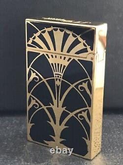 S. T. Dupont Limited Edition American Art Deco L2 Lighter Yellow Gold #0133/1930