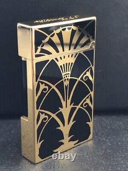 S. T. Dupont Limited Edition American Art Deco L2 Lighter Yellow Gold #0133/1930