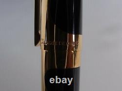 S. T. Dupont Limited Edition Art Nouveau Fountain Pen Black GT 18K M Nib