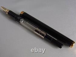 S. T. Dupont Limited Edition Art Nouveau Fountain Pen Black GT 18K M Nib