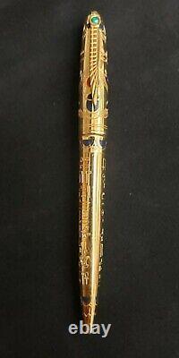 S. T. Dupont Limited Edition Ballpoint Pen, Pharaoh, 485469, New In Box