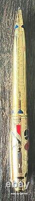 S. T. Dupont Limited Edition Ballpoint Pen, Pharaoh, 485469, New In Box