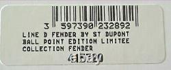 S. T. Dupont Limited Edition Fender Ballpoint Pen, D Line, 415720, New in Box