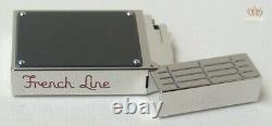 S. T Dupont Limited Edition French Line Anthracite Metal Body Ligne 2 Lighter