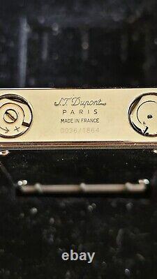 S. T Dupont Limited Edition French Line, Ligne 2, 0036/1864 Lighter Collectable