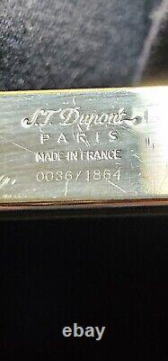 S. T Dupont Limited Edition French Line, Ligne 2, 0036/1864 Lighter Collectable