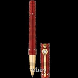 S. T Dupont Limited Edition Iron Man Line D Red Roller Ball Pen Honeycomb-rare