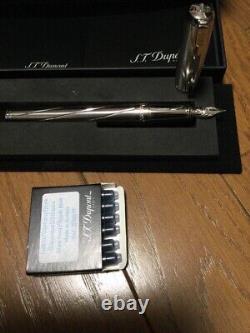 S. T. Dupont Limited Edition James Bond Spectre Palladium Fountain Pen 141033