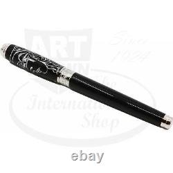 S. T. Dupont Limited Edition Line D Picasso Black Palladium Rollerball Pen, 41204