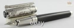 S. T Dupont Limited Edition Line D Premium Conquest Of The Wild West Fountain Pen