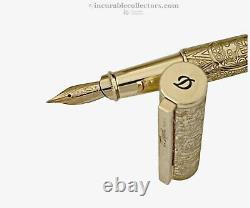 S. T Dupont Limited Edition Neoclassique Large Apocalypse Fountain Pen