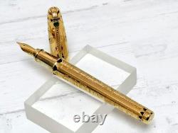 S. T. Dupont Limited Edition Pharaoh Large Fountain Pen, Item 481469M, New In Box