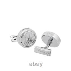 S. T. Dupont Limited Edition Phoenix Renaissance 005523 Palladium Cufflinks