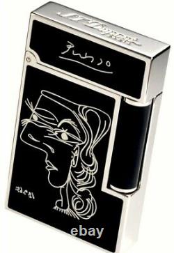 S. T. Dupont Limited Edition Picasso ST016105 Black Natural Lacquer Lighter