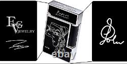 S. T. Dupont Limited Edition Picasso ST016105 Black Natural Lacquer Lighter