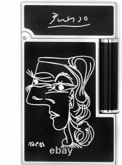 S. T. Dupont Limited Edition Picasso ST016105 Black Natural Lacquer Lighter