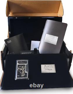 S. T. Dupont Limited Edition Picasso ST016105 Black Natural Lacquer Lighter