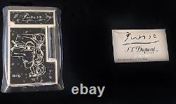 S. T. Dupont Limited Edition Picasso ST016105 Black Natural Lacquer Lighter