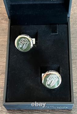 S. T. Dupont Limited Edition, Round Rolling Stones Cufflinks, 005519, New In Box