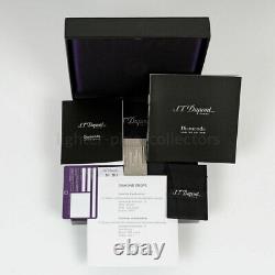 S. T. Dupont Line 2 Lighter Diamond Drops Limited Edition 22 Diamonds New In Box