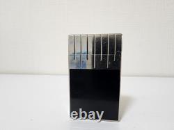 S. T. Dupont Line 2 Limited Edition Black Silver Lighter Used