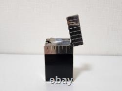 S. T. Dupont Line 2 Limited Edition Black Silver Lighter Used