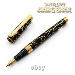 S. T. Dupont Line D Fender Limited Edition Fountain Pen 14K Gold Nib M Near Mint