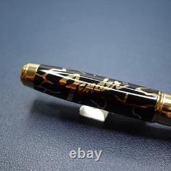 S. T. Dupont Line D Fender Limited Edition Fountain Pen 14K Gold Nib M Near Mint