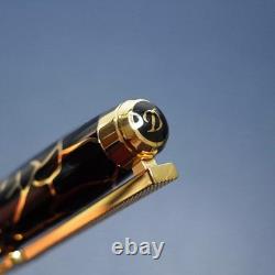 S. T. Dupont Line D Fender Limited Edition Fountain Pen 14K Gold Nib M Near Mint