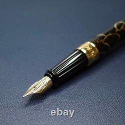 S. T. Dupont Line D Fender Limited Edition Fountain Pen 14K Gold Nib M Near Mint