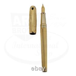 S. T. Dupont Line D Limited Edition James Bond Gold Fountain Pen, 410047