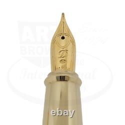 S. T. Dupont Line D Limited Edition James Bond Gold Fountain Pen, 410047