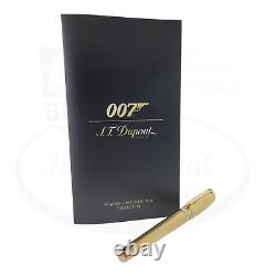 S. T. Dupont Line D Limited Edition James Bond Gold Fountain Pen, 410047