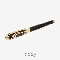 S. T. Dupont Line D Vitruvian Man Brown Limited Edition Fountain Pen (Medium Nib)