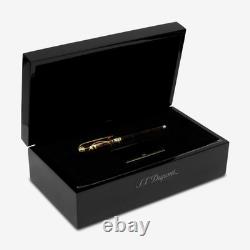 S. T. Dupont Line D Vitruvian Man Brown Limited Edition Fountain Pen (Medium Nib)