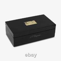 S. T. Dupont Line D Vitruvian Man Brown Limited Edition Fountain Pen (Medium Nib)