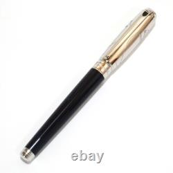 S. T. Dupont Line D Vitruvian Man Premium Fountain Pen Black Limited Edition New
