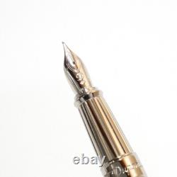 S. T. Dupont Line D Vitruvian Man Premium Fountain Pen Black Limited Edition New