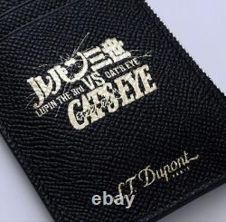 S. T. Dupont Lupin III Coin Card Case 190052 Japan Limited Edition Black Leather