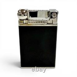 S. T. Dupont Maharaja Gas Lighter Limited Edition 201/1500 Black Silver Working