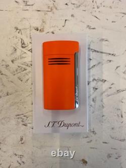 S. T. Dupont Megajet Matte Orange Lighter Limited Edition Color Brand New